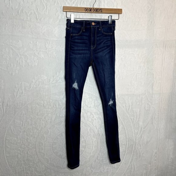Hollister Denim - Hollister High Rise Distressed Skinny Jeans
